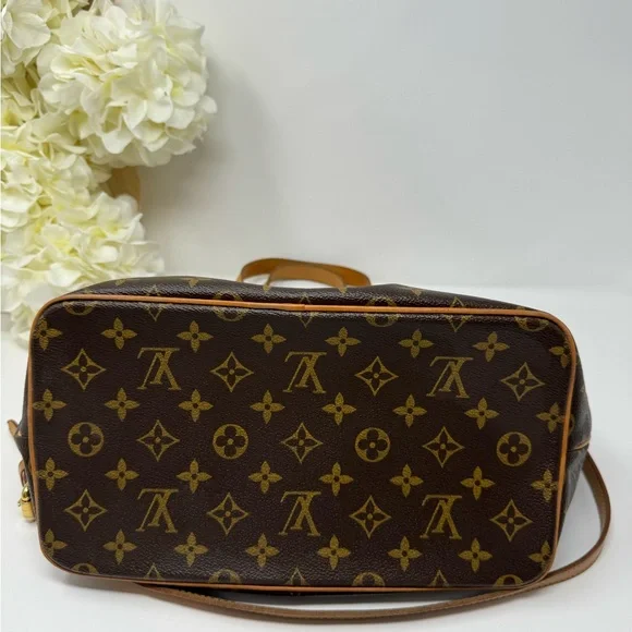 💯Authentic LOUIS VUITTON PALERMO PM MONOGRAM CANVAS SHOULDER BAG BROWN - Picture 6 of 11